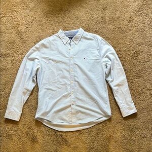 Men's Blue Striped Shirt